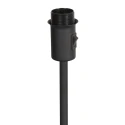 Mexlite Bordlampe NOOR 1-flamme E27 IP20, sort dæmpbar