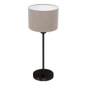 Mexlite Bordlampe NOOR 1-flamme E27 IP20, sort dæmpbar