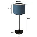 Mexlite Bordlampe NOOR E27 IP20, dæmpbar
