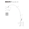 Mexlite Buelampe SOLVA 1-flamme E27 IP20, sort dæmpbar