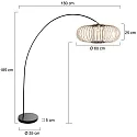 Mexlite Standerlampe SOLVE E27 IP20, dæmpbar