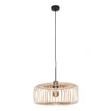 Steinhauer Pendel BREEZA BEACH 1-flamme E27 IP20, sort dæmpbar