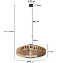 anne light & home Pendel SPARKLED LIGHT E27 IP20, dæmpbar