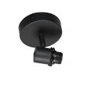 Mexlite Væglampe SUMBA 1-flamme E14 IP20, sort dæmpbar