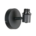 Mexlite Væglampe SUMBA 1-flamme E14 IP20, sort dæmpbar