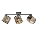 Loftlampe SUMBA 3-flammer E14 IP20, sort dæmpbar