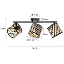 Mexlite Loftlampe SUMBA E14 IP20, dæmpbar