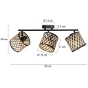 Mexlite Loftlampe SUMBA E14 IP20, dæmpbar