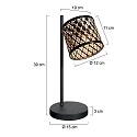 Mexlite Bordlampe SUMBA E14 IP20, dæmpbar