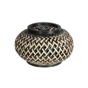 Steinhauer floor lamp SPARKLED LIGHT 3 flames E27 IP20, black dimmable