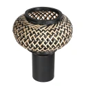 Bordlampe NOX LIGHT 1-flamme E27 IP20, sort dæmpbar