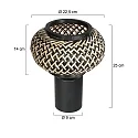 Steinhauer Bordlampe BLOEBA E27 IP20, dæmpbar