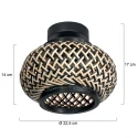 Steinhauer Loftlampe NOX LIGHT 1-flamme E27 IP20, sort dæmpbar