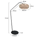 anne light & home Standerlampe ZIG-ZAG E27 IP20, dæmpbar
