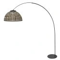 anne light & home Buelampe CURVE 1-flamme E27 IP20, sort dæmpbar