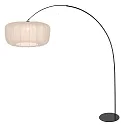 anne light & home Standerlampe CURVE E27 IP20, dæmpbar
