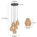 anne light & home Pendel HALOSWAP E27 IP20, dæmpbar