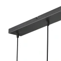 anne light & home pendant luminaire SILVA 5 flames E27 IP20, black dimmable