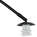 Steinhauer Buelampe NOX LIGHT 1-flamme E27 IP20, sort dæmpbar