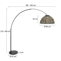 Steinhauer Buelampe NOX LIGHT 1-flamme E27 IP20, sort dæmpbar