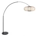 Steinhauer floor lamp SPARKLED LIGHT 1 flame E27 IP20, black dimmable
