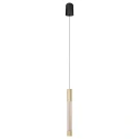 Steinhauer Pendel ALISIO 1-flamme IP20, messing dæmpbar