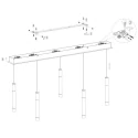 Steinhauer Pendel ALISIO IP20, dæmpbar