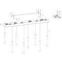 Steinhauer Pendel ALISIO IP20, dæmpbar