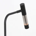 Steinhauer Bordlampe ALISIO 1-flamme IP20, sort dæmpbar