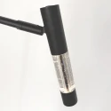 Steinhauer Standerlampe ALISIO 1-flamme IP20, sort dæmpbar