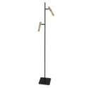Steinhauer Standerlampe ALISIO 2-flammer IP20, messing dæmpbar