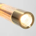 Standerlampe ALISIO 2-flammer IP20, messing dæmpbar