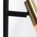 Steinhauer Standerlampe ALISIO 2-flammer IP20, messing dæmpbar