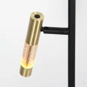 Steinhauer Standerlampe ALISIO 2-flammer IP20, messing dæmpbar