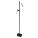 Steinhauer Standerlampe ALISIO 2-flammer IP20, messing dæmpbar