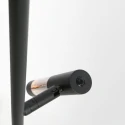 Standerlampe ALISIO 2-flammer IP20, sort dæmpbar