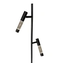 Steinhauer Standerlampe ALISIO 2-flammer IP20, sort dæmpbar
