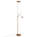 Steinhauer floor lamp DAPHNE 2 2 flames IP20, bronze dimmable