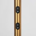 Steinhauer floor lamp DAPHNE 2 2 flames IP20, bronze dimmable
