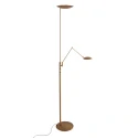 Steinhauer floor lamp DAPHNE 2 2 flames IP20, bronze dimmable
