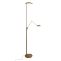 Steinhauer floor lamp DAPHNE 2 2 flames IP20, bronze dimmable