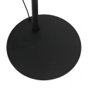 Steinhauer floor lamp DAPHNE 2 2 flames IP20, black dimmable