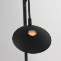 Steinhauer floor lamp DAPHNE 2 2 flames IP20, black dimmable