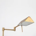 Mexlite floor lamp GLOWGO 1 flame IP20, bronze dimmable