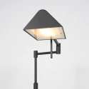 Mexlite floor lamp GLOWGO 1 flame IP20, black dimmable
