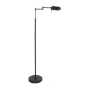 Mexlite floor lamp GLOWGO 1 flame IP20, black dimmable
