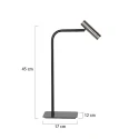 Mexlite Bordlampe LUMO 1-flamme IP20, sort dæmpbar