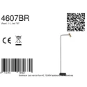 Mexlite Standerlampe LUMO 1-flamme IP20, bronze dæmpbar