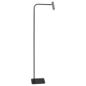 Mexlite Standerlampe LUMO 1-flamme IP20, stål dæmpbar