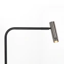 Mexlite Standerlampe LUMO 1-flamme IP20, stål dæmpbar